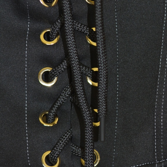 Fashion Nova Black Corset Tank Top - Picture 8 of 11